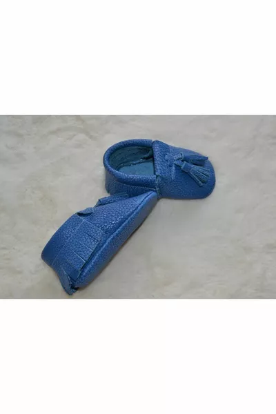 Бебешки мокасини от естествена кожа