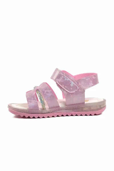 B Sandali Rosa Glitter Bambino