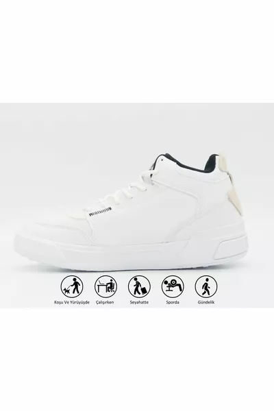 Унисекс бяла неплъзгаща се подметка ортопедична удобна лека ежедневна водолазка баскетболни фитнес маратонки