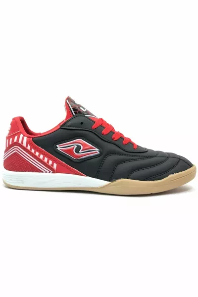 Lion professional Rubber Sole Futsal Shoes BLACK-RED
