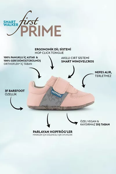 حذاء سمارت ووكر فيرست برايم كول بينك بيرفوت ستيب للأطفال