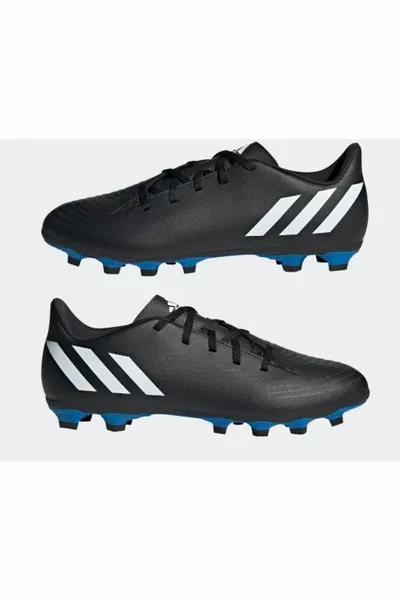 Predator Edge.4 Гибкие футбольные бутсы - черные  