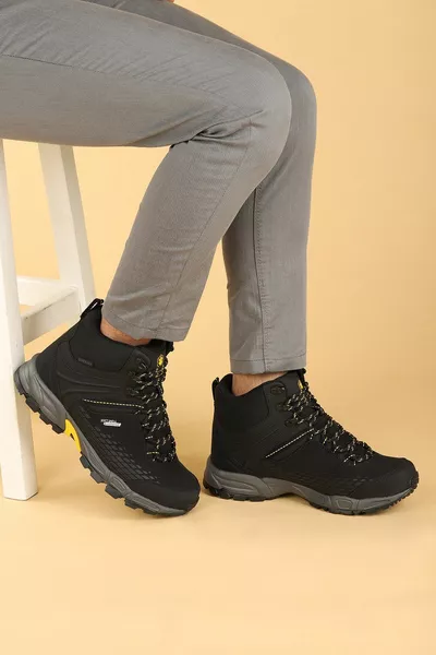 Men's Black Waterproof Boots