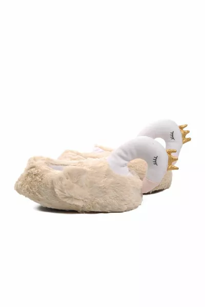 Лебедово бежово дамско пандуф