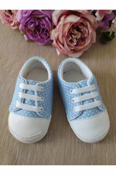 Bebiccino Детские пинетки в горошек