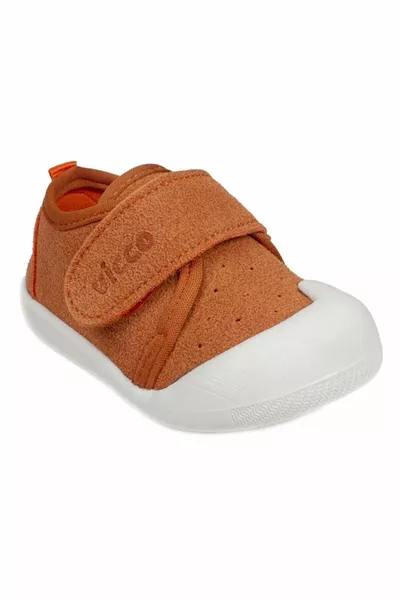 Orange - Baby Girl Powder First Step Shoes
