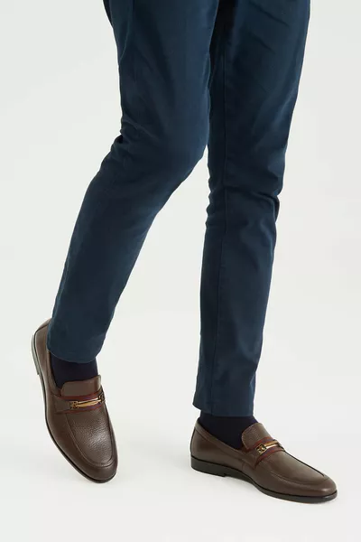 أحذية لوفر جلد طبيعي للرجال  -1 ماك إرك أيك 