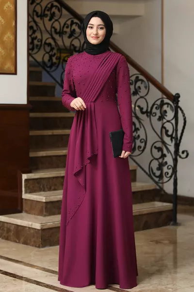 فستان الحجاب ماغنوليا الحجاب مساء اللباس فستان الحجاب