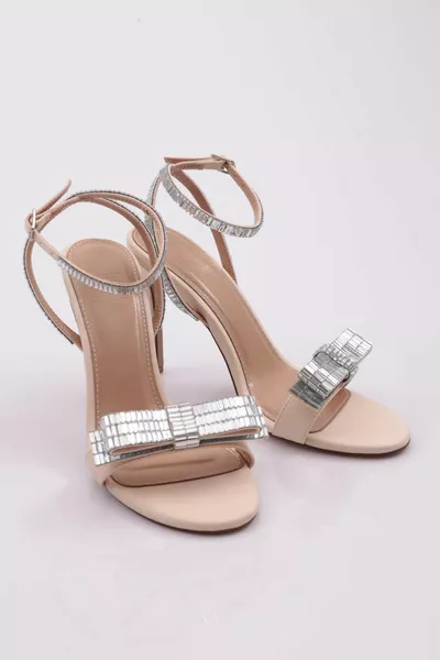  WOMEN'S STONE BOW DETAILED EVENING DRESSES