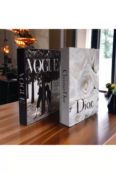 Decorative book box set of 2