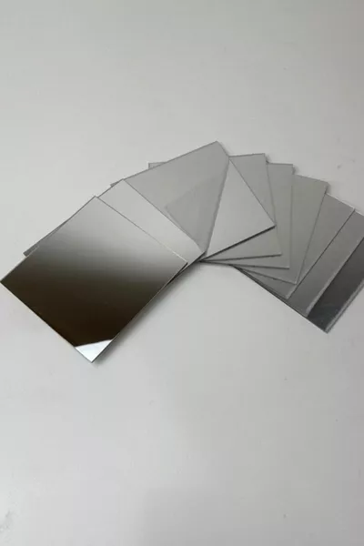 Decorative Plexiglass Mirror (SELF-ADHESIVE) 2 Pieces - (DOES NOT FUNCTION AS A GLASS MIRROR)