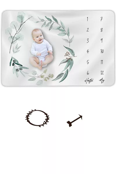 Baby-Erinnerungsdecke, Neugeborenen monatliche Konzept-Fotografie-Decke cm, Babygeschenk