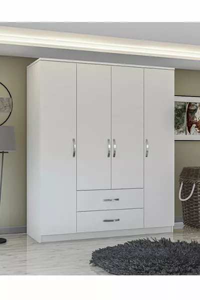 Armadio Smartline 4 porte 2 cassetti