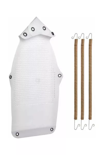 Тефлонова ютия подложка, съвместима с всички ютии, незалепваща и огнеустойчива, не блести на плата