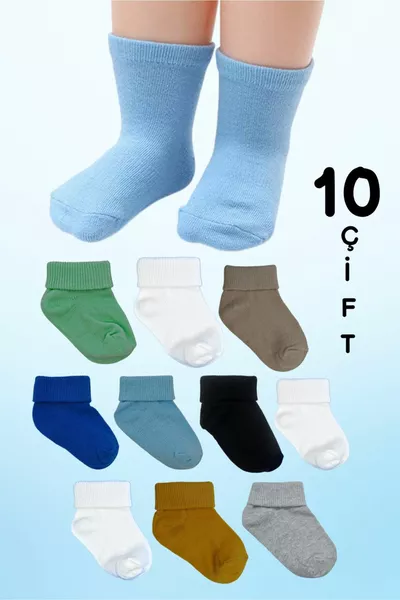 Органични бр Премиум цветове Мъжки чорапи за новородено 0-6 месеца