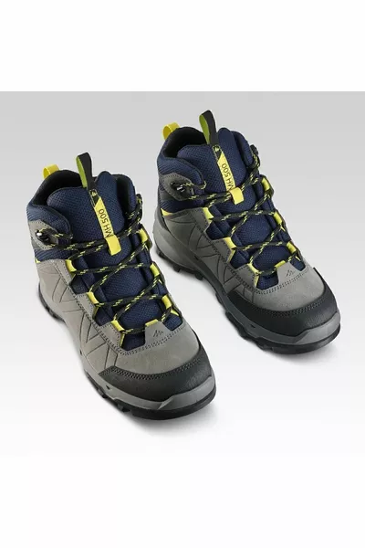 Bottes imperméables Quechua Enfant - Bleu / Gris -  / 