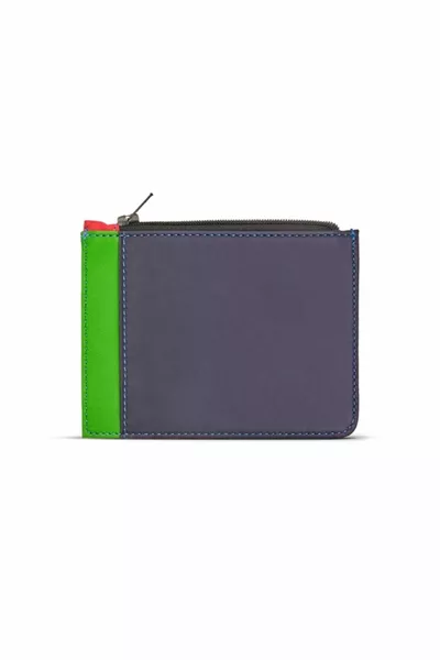 Женский красный держатель для карт на молнии Pia 