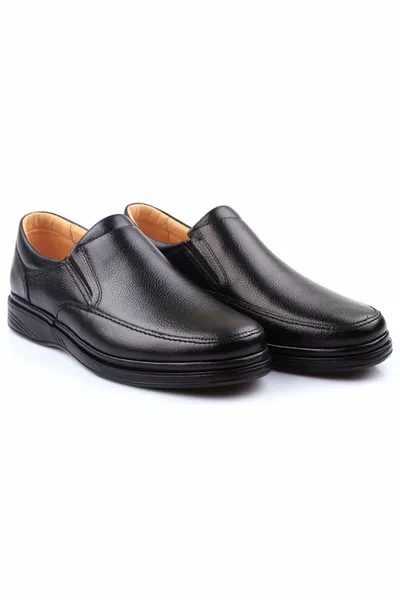 Inner Outer Genuine Leather Ultra Orthopedic Big Size Casual Men's Shoes 