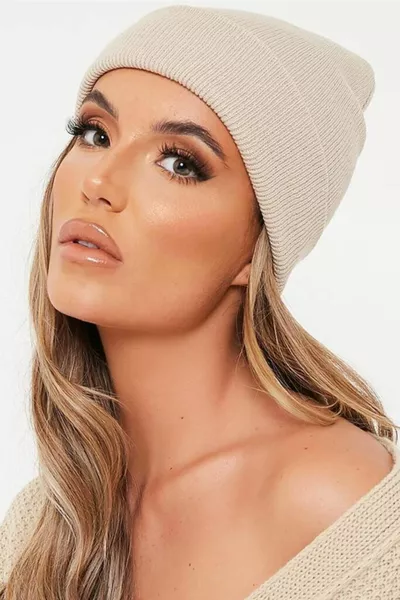 Unisex Basic Beanie Stone Color