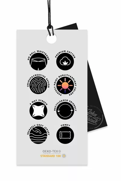 Boxer imprimé numériquement à motifs