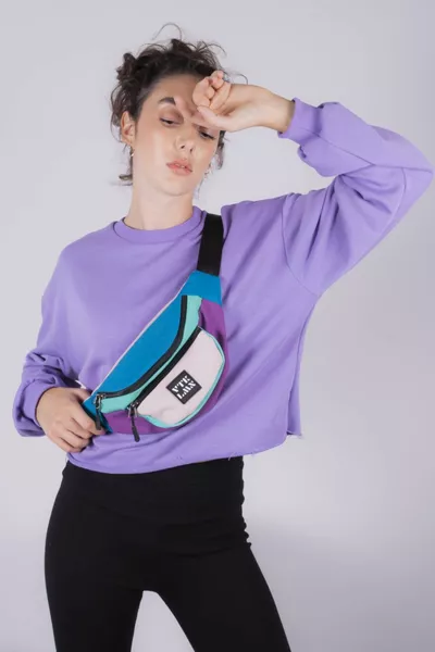 حقيبة كتف وخصر ملونة للجنسين