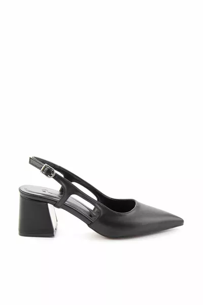 Zwarte klassieke hakken voor dames 