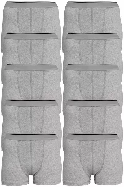 Men's Grey  Pack Lycra Cotton Boxer