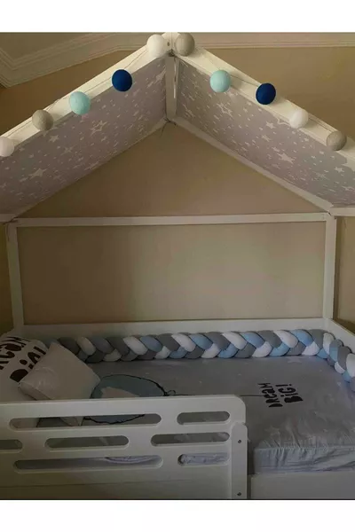 حامية سرير / سرير صغير منسوجة بثلاثة طبقات Cm