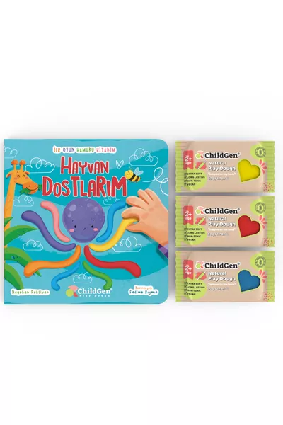 أصدقائي الحيوانات أول نشاط بالعجين اللّعبي وعجين اللعب الطبيعي جرام