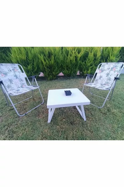 KLAPPBARER PLASTIKTISCH - CAMPINGTISCH