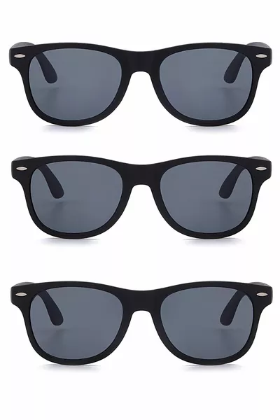 Unisex 3'lü Güneş Gözlüğü