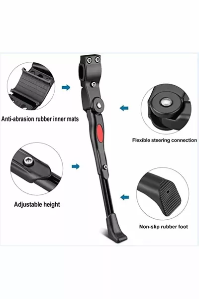 Jant Aluminium Fietsstandaard Verstelbare Aluminium Lengte Verstelbare Fietsstandaard