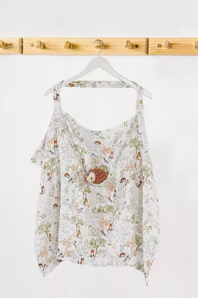 Garden Muslin Nursing Bib 