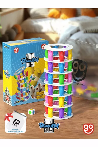 Il Gioco Educativo di Intelligenza e Attività Torre del Pinguino Fortunato Scatola del Divertimento