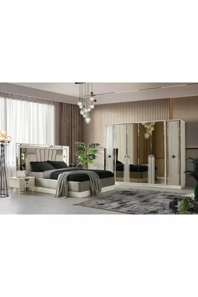 Bahar MDF Slaapkamer Set met Bedlade