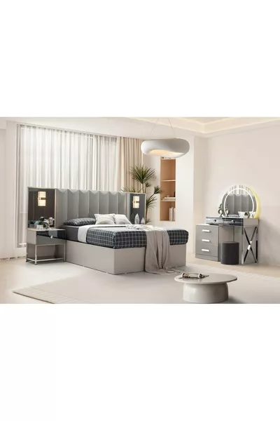 Спален комплект HAZAL с MDF основа