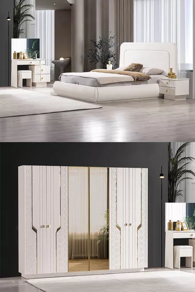 Спален комплект Elegance с 6 врати