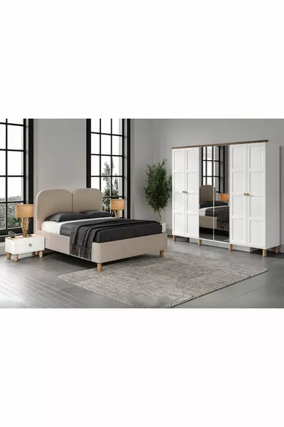Evia Mirrored Bedroom Set