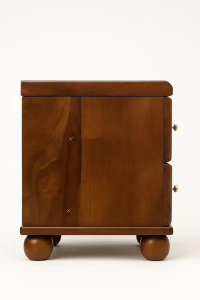 CEVİZ AHŞAP KOMODİN