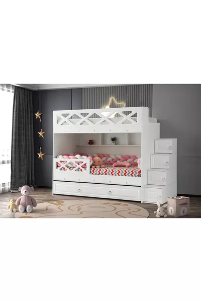 مارس رانزا / سرير بامبو نابض 2 قطعة مشمولة / MDF بنسبة %