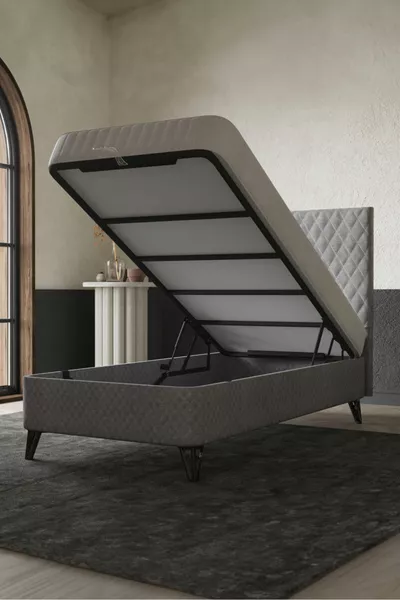 طقم سرير مفرد برو تك / سرير تقويمي - قاعدة - رأس سرير / طقم سرير ثلاثي