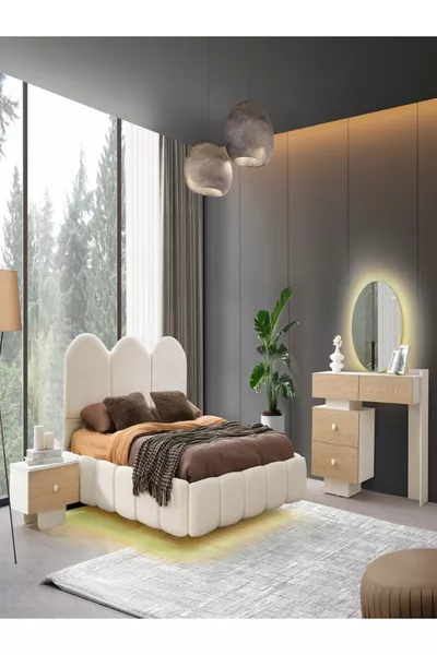 طقم غرفة نوم فلورانس من MDF