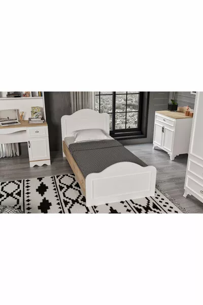 Mdf Alessa cm Country Karyola Meşe % Mdf