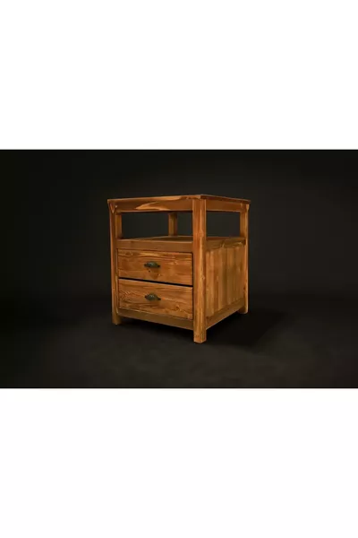 Riot Komodin – Doğal Ahşap, Modern ve Şık Tasarım, 2 Yıl Garantili