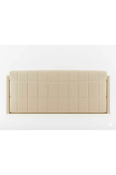 Double bed headboard cover with sponge padding