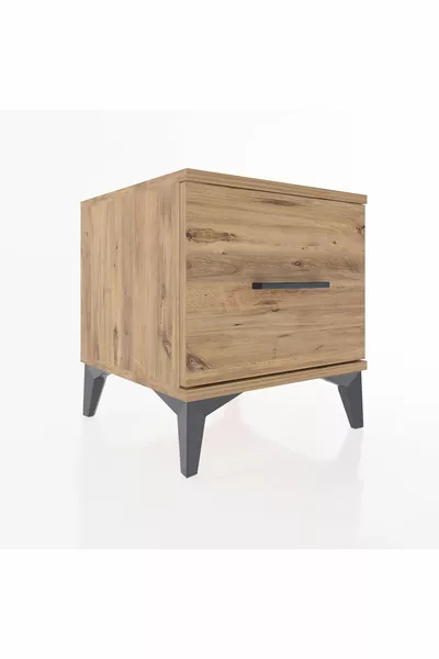 Hyperion Nachtkastje Enkel Lade Pine-Pine