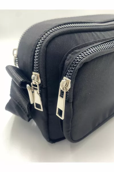 حقيبة كتف نسائية صغيرة بمحفظة من القماش 