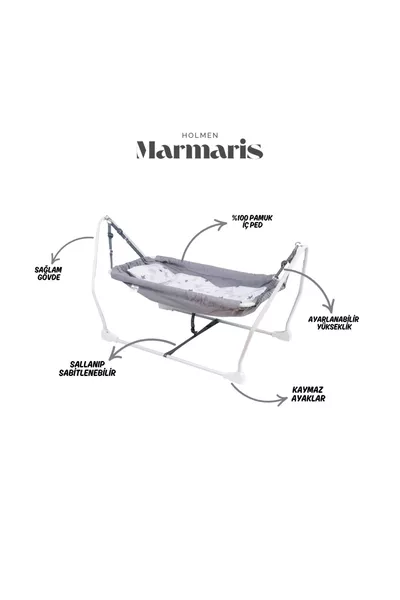 Amaca per Bambini Marmaris - Grigio