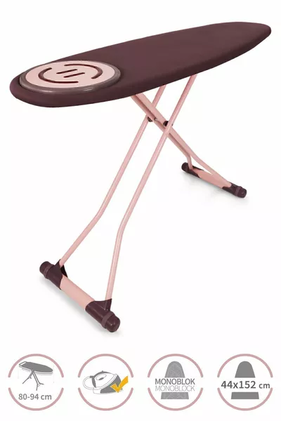 Doğrular Perilla Premium Ütü Masası Pembe Mürdüm