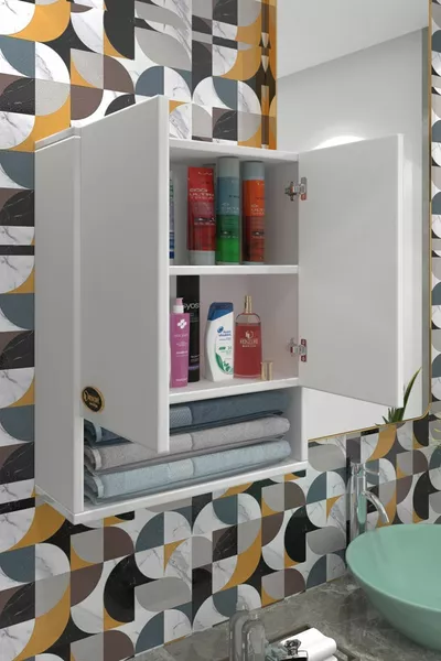 خزانة صيدلية الحمام باكوين بيز ** مطبخ (علوي) خلفية عالية بدون خلفية